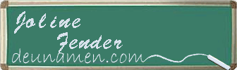 Joline Fender Visitenkarte